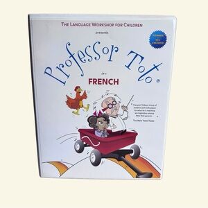 Language Workshop Children Professor Toto French Audio DVD New Sealed Learning